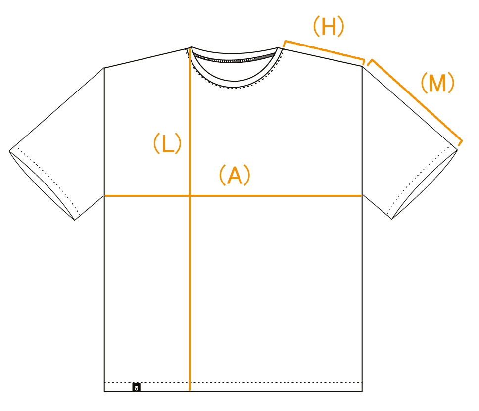 geometral medidas remera ginza benkyo